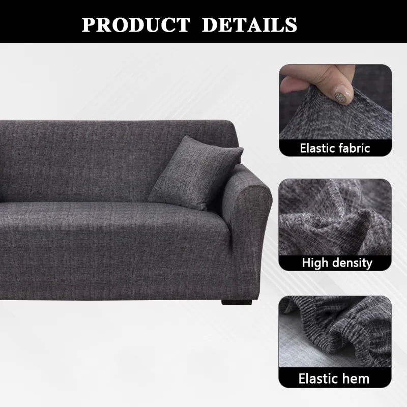 Capas de sofá elástico para sala de estar poltrona geométrica loveseat sofá capa canto em forma de l precisa pedir 2 peças cobrir