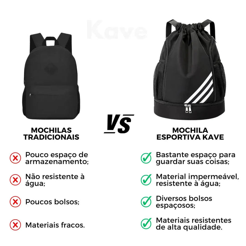 HF Mochila esportiva elástica funcional, bolsa de armazenamento de bola de futebol, bolsas esportivas de alta capacidade para vida ativa, design novo, 2023