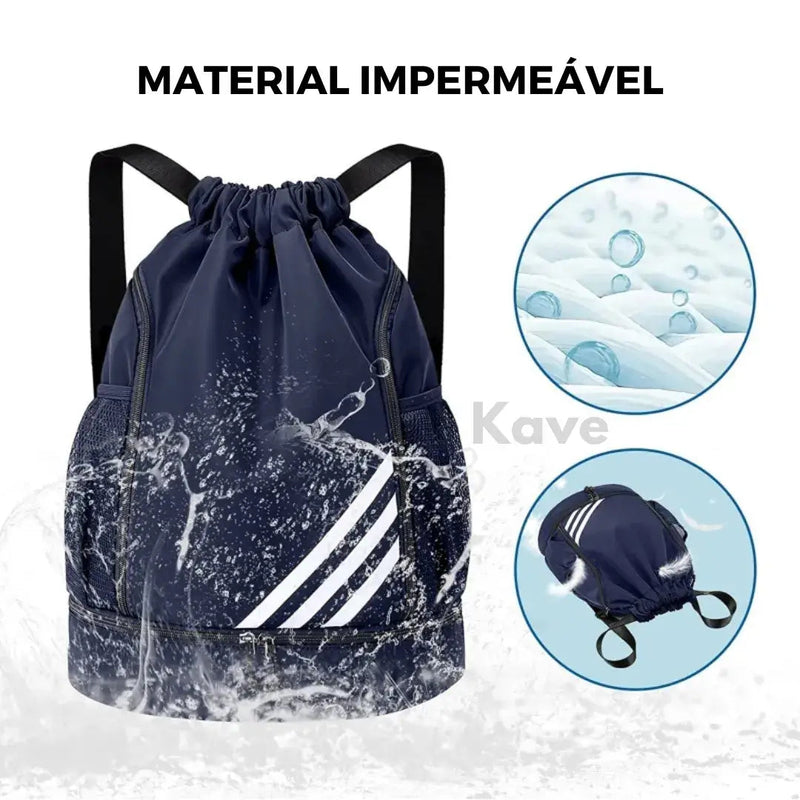 HF Mochila esportiva elástica funcional, bolsa de armazenamento de bola de futebol, bolsas esportivas de alta capacidade para vida ativa, design novo, 2023